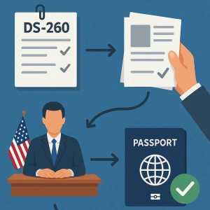 مراحل بعد از ارسال فرم ds 260