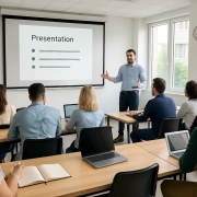 ویزای تجاری هلند کلاس آموزشی کوتاهمدت با حضور افراد بزرگسال و مربی در محیط آموزشی