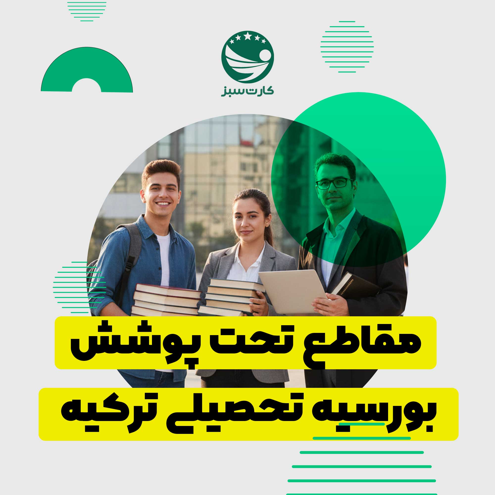 دانشجویان نمایانگر مقاطع کارشناسی، کارشناسی ارشد و دکترا در حال ایستادن در مقابل یک ساختمان دانشگاهی مدرن در ترکیه، با کتاب در دست.