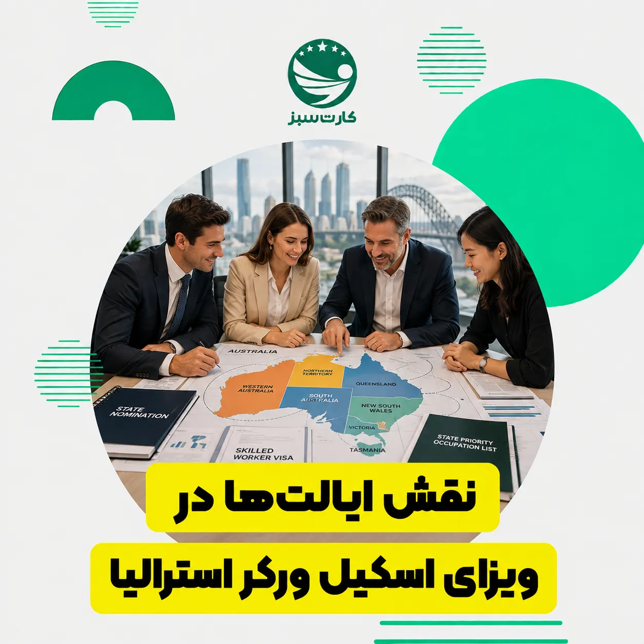 نقش ایالت‌ها در ویزای اسکیل ورکر استرالیا