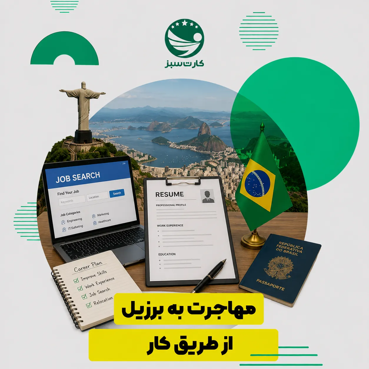 مهاجرت به برزیل از طریق کار و بررسی شرایط دریافت ویزای کاری برزیل
