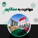 نمایی از شهر سنگاپور و آسمان‌خراش‌های مدرن این کشور