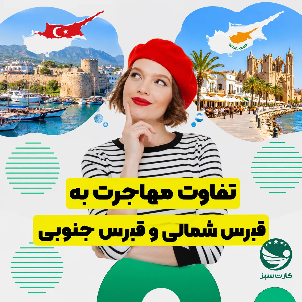 تفاوت مهاجرت به قبرس شمالی و قبرس جنوبی
