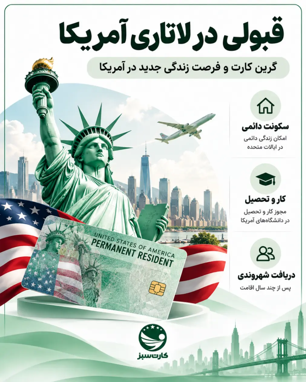 قبولی در لاتاری آمریکا